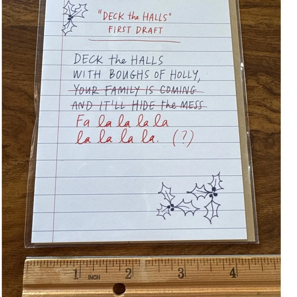 2 Funny Snowman Emily McDowell Christmas Holiday First Draft Greeting Cards‎